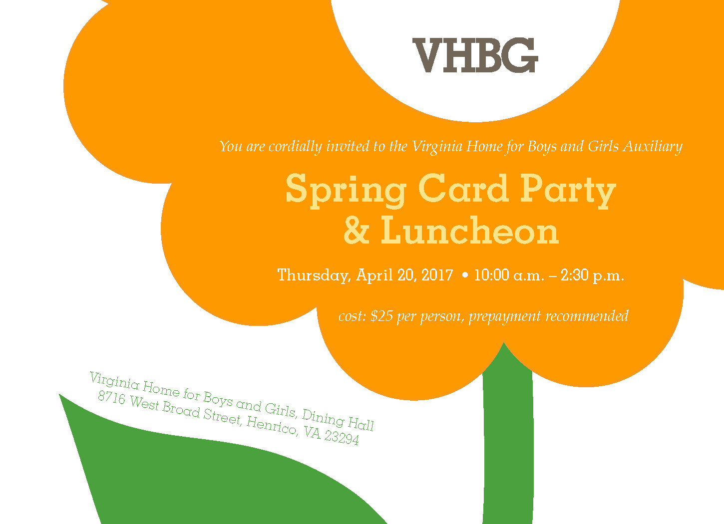 Auxiliary Spring Card Party