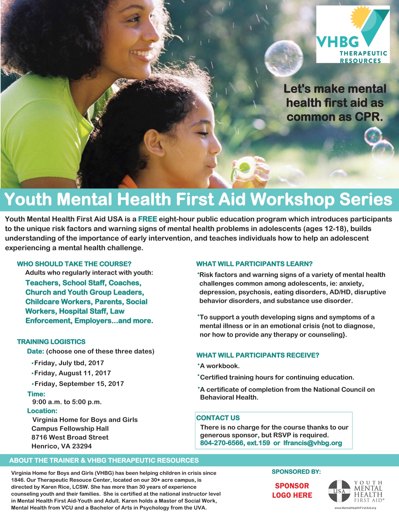 Mental Health First Aid YOUth