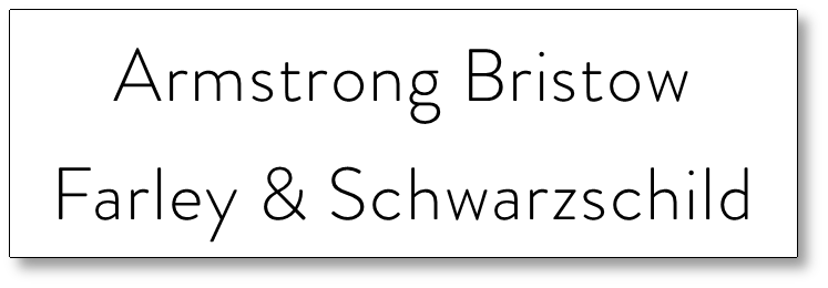 Armstrong Bristow Farley & Schwarzschild Logo