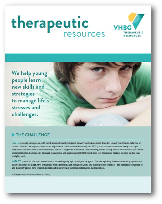 Screenshot Therapeutic Resources Flyer